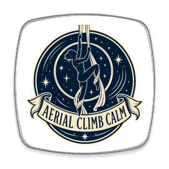 AERIAL CLIMB CALM - Viereckiger Kühlschrankmagnet - Weiß - Vorne