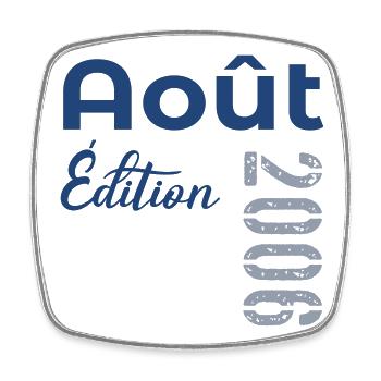 20th Anniversary, August 2006 - Square fridge magnet - white - Front