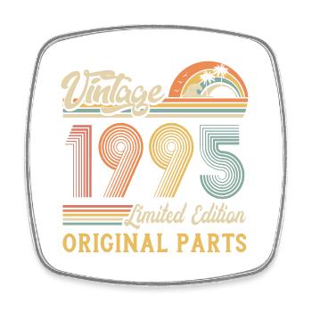 Vintage 1995 édition limitée pièces d’origine - Magnet carré - blanc - Devant