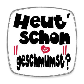 suche sympathisches II - Viereckiger Kühlschrankmagnet - Weiß - Vorne