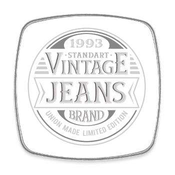 31st Anniversary Vintage Made in 1993 Retro - Square fridge magnet - white - Front