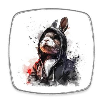 The Easter Godfather - Square fridge magnet - white - Front