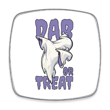Dabbendes Gespenst Dab Dabbing Halloween Hip Hop - Viereckiger Kühlschrankmagnet - Weiß - Vorne
