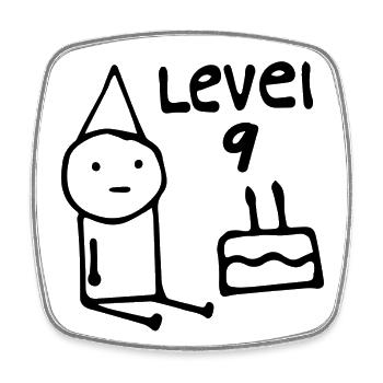 9th Birthday Party Funny 9 Years Old Birthday Teen - Magnet carré - blanc - Devant