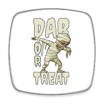 Dabbende Mumie Halloween Dab Hip Hop - Viereckiger Kühlschrankmagnet - Weiß - Vorne
