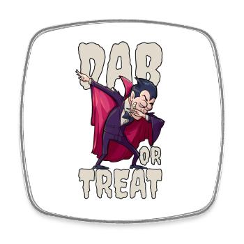 Dabbender Vampir Dab Dabbing Hip Hopper - Viereckiger Kühlschrankmagnet - Weiß - Vorne