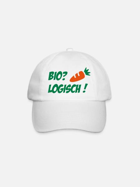 Biologisch - Baseballkappe - Weiß/Weiß