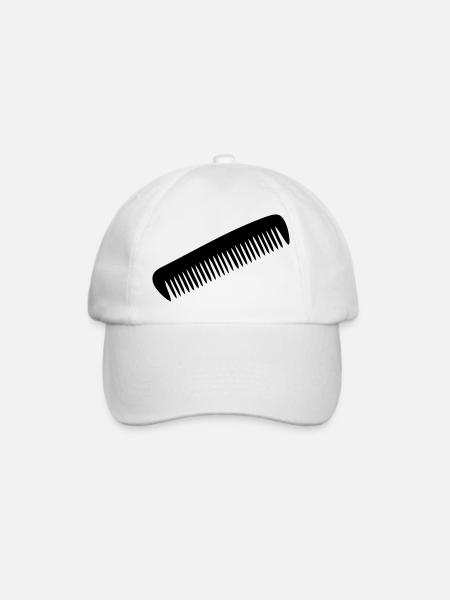 Kamm - Baseballkappe - Weiß/Weiß