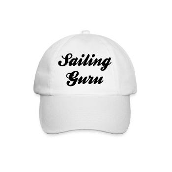 sailing guru - Baseballkappe - Weiß/Weiß - Vorne