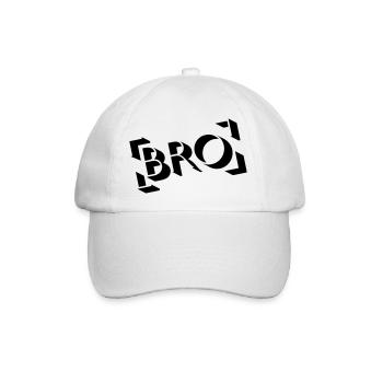 BRO Stamp - Baseballkappe - Weiß/Weiß - Vorne