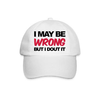 Funny - Baseballkappe - Weiß/Weiß - Vorne