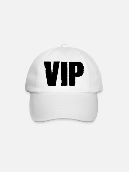 vip - Baseballkappe - Weiß/Weiß
