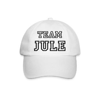 TEAM JULE Hundename Hündin TeamTrikot - Baseballkappe - Weiß/Weiß - Vorne