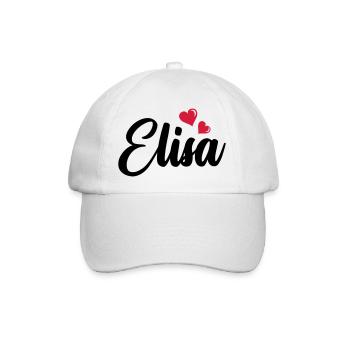Elisa - Baseballkappe - Weiß/Weiß - Vorne