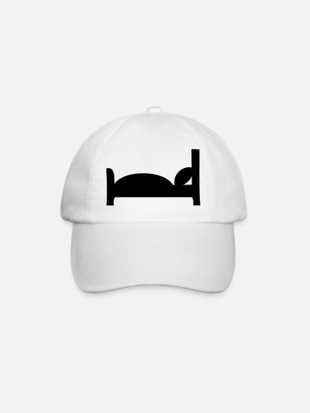 Bett - Baseballkappe - Weiß/Weiß