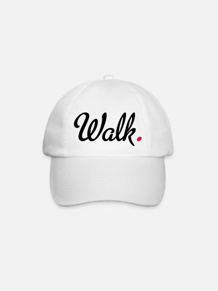 Nordic Walking - Baseballkappe - Weiß/Weiß