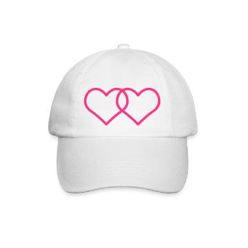 Ehe Allianzen Herz Corazone Alianzas Herz Ehe - Baseballkappe - Weiß/Weiß - Vorne