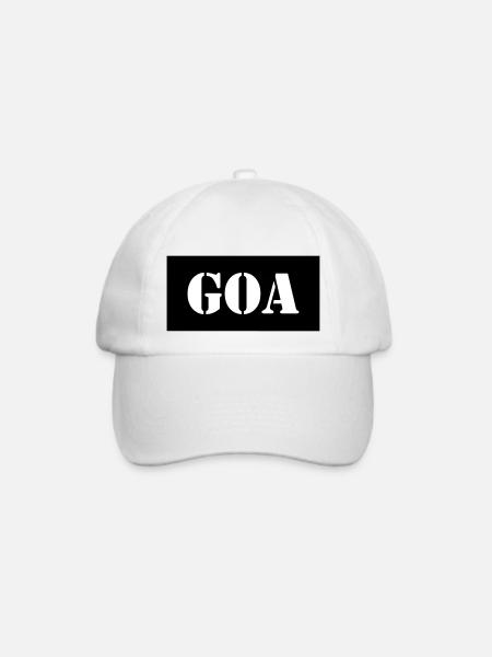 Goa - Baseballkappe - Weiß/Weiß