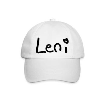 leni - Baseballkappe - Weiß/Weiß - Vorne