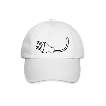 Plug - Baseballkappe - Weiß/Weiß - Vorne