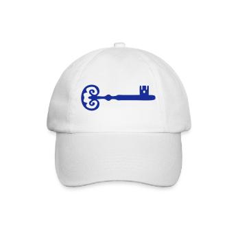 Schlüssel Schlüssel Schlüssel - Baseballkappe - Weiß/Weiß - Vorne