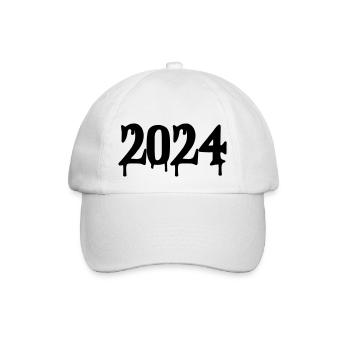 2024 - Baseballkappe - Weiß/Weiß - Vorne