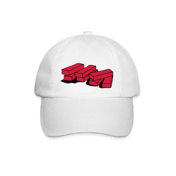 Mauer - Baseballkappe - Weiß/Weiß - Vorne