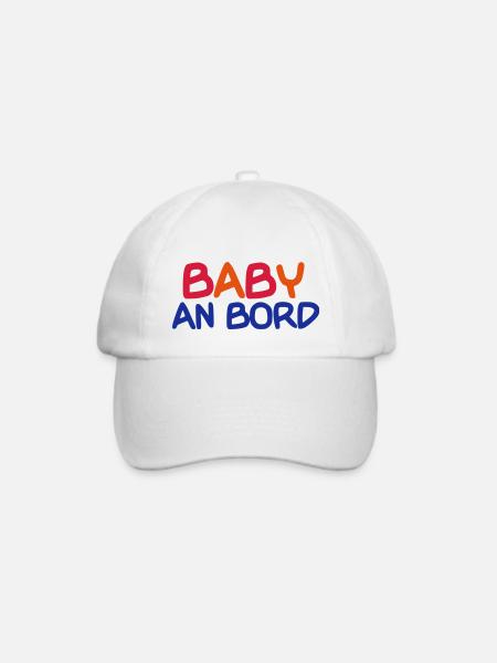 Baby - Baseballkappe - Weiß/Weiß