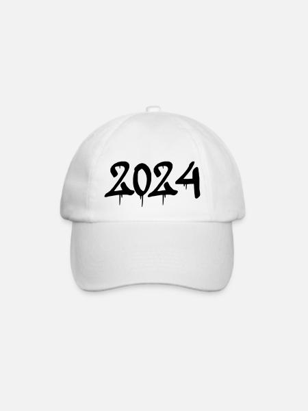 2024 - Baseballkappe - Weiß/Weiß