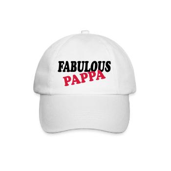 FABELHAFTER PAPPA - Baseballkappe - Weiß/Weiß - Vorne