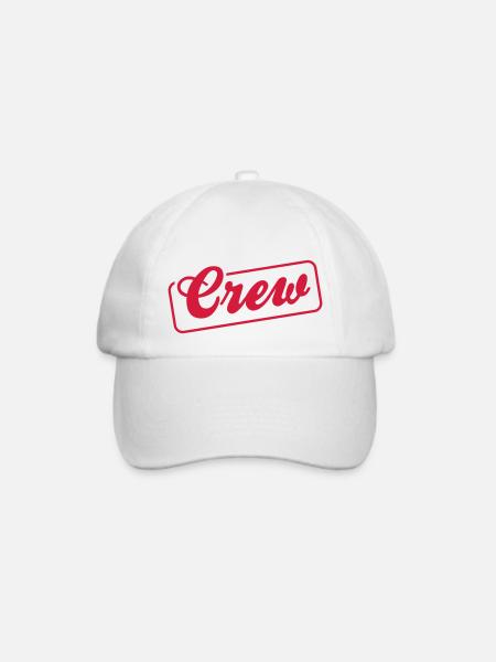 Crew - Baseballkappe - Weiß/Weiß