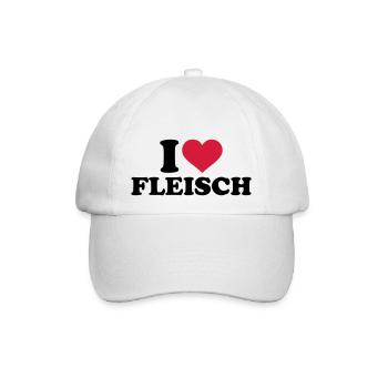 Fleisch - Baseballkappe - Weiß/Weiß - Vorne