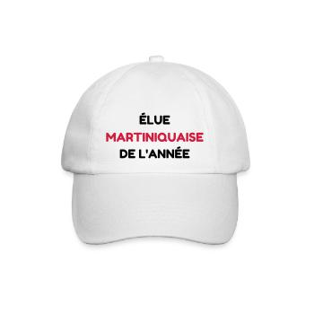 martinique / 972 / Frankreich / Karibik - Baseballkappe - Weiß/Weiß - Vorne
