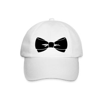 Schleife - Baseballkappe - Weiß/Weiß - Vorne