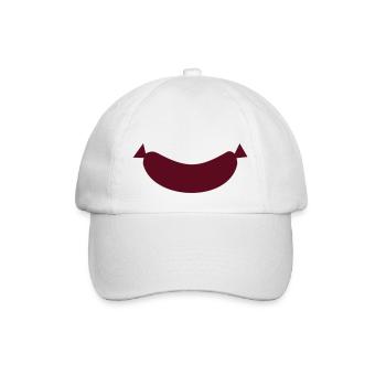 Wurst - Baseballkappe - Weiß/Weiß - Vorne