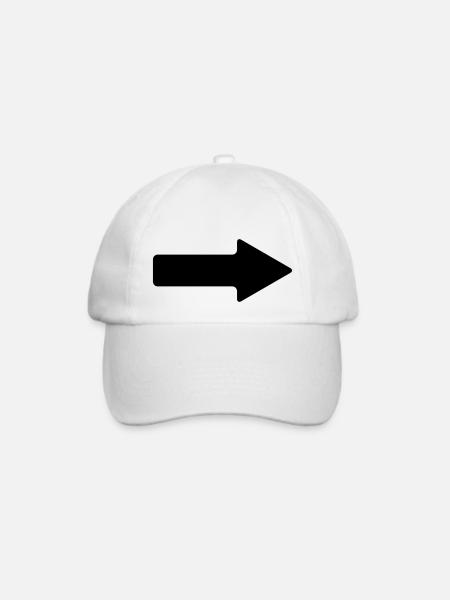 pfeil - Baseballkappe - Weiß/Weiß
