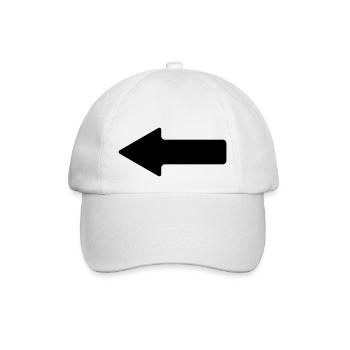pfeil - Baseballkappe - Weiß/Weiß - Vorne