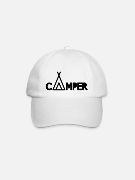 Camper - Baseballkappe - Weiß/Weiß