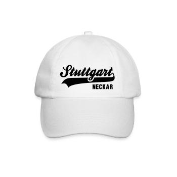 Stuttgart Neckar - Baseballkappe - Weiß/Weiß - Vorne