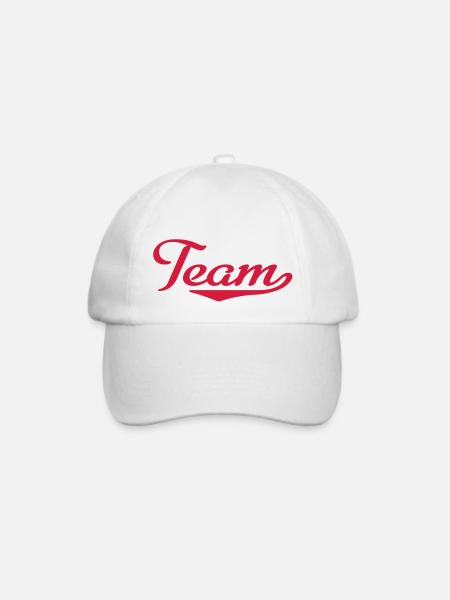 Team - Baseballkappe - Weiß/Weiß
