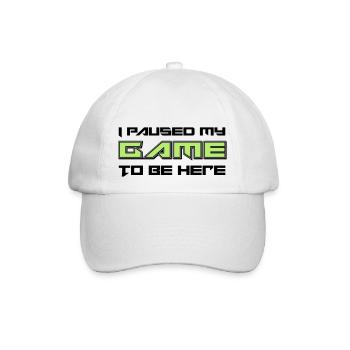Gamer - Baseballkappe - Weiß/Weiß - Vorne