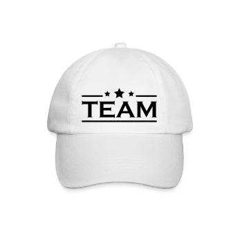 Team - Baseballkappe - Weiß/Weiß - Vorne