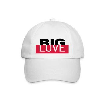 BIG Love - Baseballkappe - Weiß/Weiß - Vorne