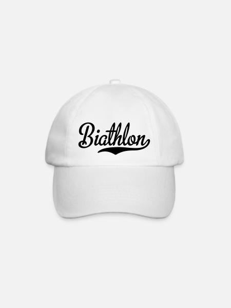 Biathlon - Baseballkappe - Weiß/Weiß