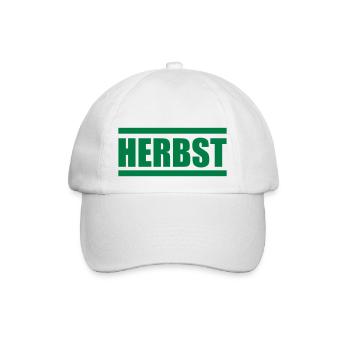 herbst - Baseballkappe - Weiß/Weiß - Vorne