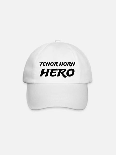 Tenor Horn Hero - Baseballkappe - Weiß/Weiß