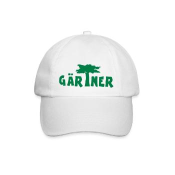 Gärtner - Baseballkappe - Weiß/Weiß - Vorne