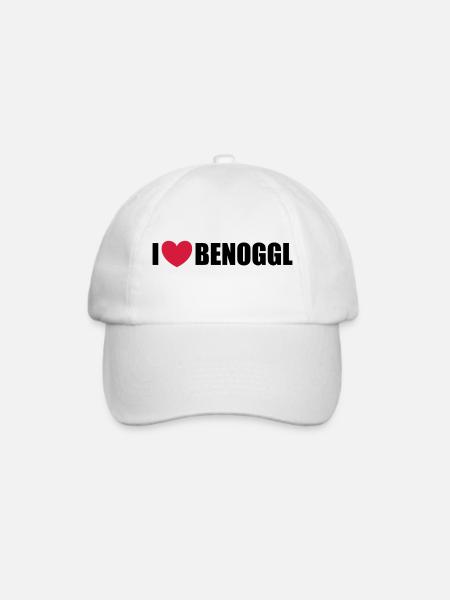 Benoggl - Baseballkappe - Weiß/Weiß