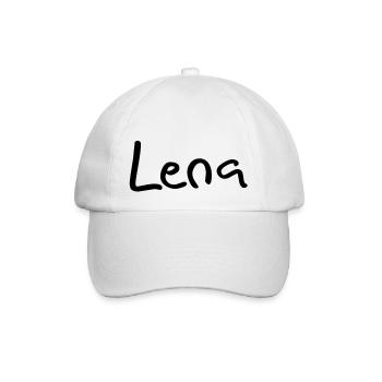 lena - Baseballkappe - Weiß/Weiß - Vorne