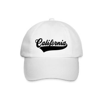 California - Baseballkappe - Weiß/Weiß - Vorne